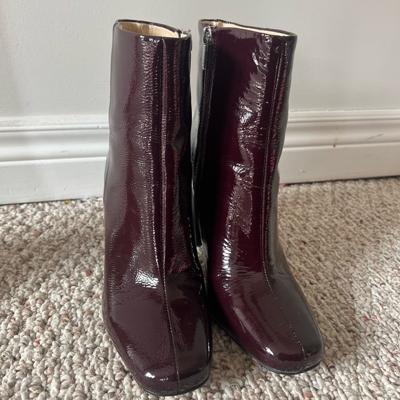 Vince Camuto Burgundy/ Wine Leather Boots - Picture 10 of 10